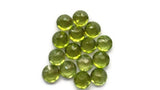 7mm Peridot Round Cut , Top Quality , Pack of 5 Pieces