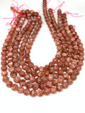 Rhodocrosite 10mm  Round Beads -Length 40mm - AAA Quality- Rhodochrosite Beads