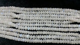 9MM Rainbow Moonstone Smooth Roundel Beads , AAA quality and length 14" , Origin from India