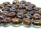 12X16mm Grossular Garnet Cabs ,Brown Color Garnet Oval Cabochons, Pack of 2 Pc.- Grossular Garnet Cabochon