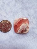 RHODOCHROSITE Smooth Cabs ,Natural gemstone cabochon .Size 28X29 MMcode 01