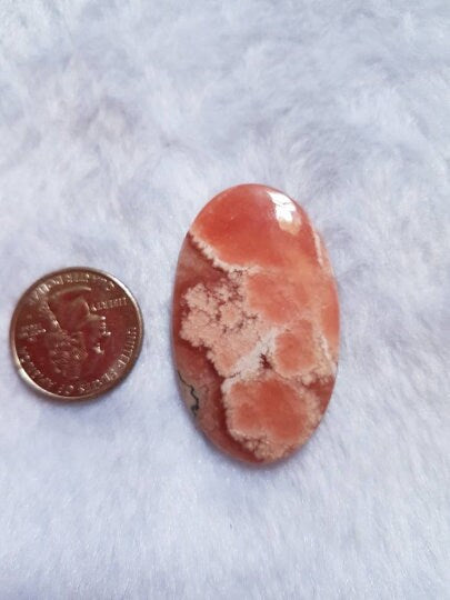 RHODOCHROSITE Smooth Cabs ,Natural gemstone cabochon .Size 49X29 MMcode 01