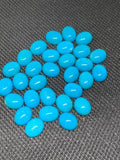 Turquoise Cabs 9x11 mm size Quality AAA 100% Natural Turquoise Gemstone cabs Pack of 2 Pc- Turquoise Cabochon -