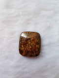 BRONZITE Smooth Cabs ,Natural gemstone cabochon .Size 22X19MM code 02 , gemstone cabs