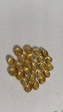 7x9 MM Citrine Oval Cabs , Pack of 8 Pcs. Citrine Smooth cabochon , Good Quality cabs Origin   Brazil