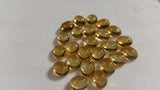 7x9 MM Citrine Oval Cabs , Pack of 8 Pcs. Citrine Smooth cabochon , Good Quality cabs Origin   Brazil