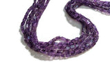 Amethyst Rectangular Smooth Beads 5X7MM , African Amethyst beads