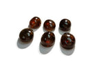 10X14mm Grossular Garnet Smooth Oval Cabs , Brown Garner Cabs. Pack of 2 Pc.