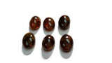 10X14mm Grossular Garnet Smooth Oval Cabs , Brown Garner Cabs. Pack of 2 Pc.