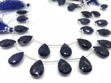 12X18MM Sodalite faceted Pear , Natural gemstone briolette . length 8 '