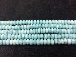 reserved for Guillermobonilla 1/2 strand AAA Quality Larimar 10 mm Roundel Beads, Length 20 cm -Good Quality  total 10 strand  20 cm each