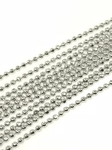 925 Sterling Silver Chain , Length 18" Silver Chain Necklace with White Rhodium gram weight 1.57 code SS24