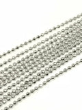 925 Sterling Silver Chain , Length 18" Silver Chain Necklace with White Rhodium gram weight 1.57 code SS24
