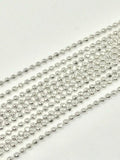 925 Sterling Silver Chain , Length 18" Silver Chain Necklace with White Rhodium gram weight 1.57 code SS24