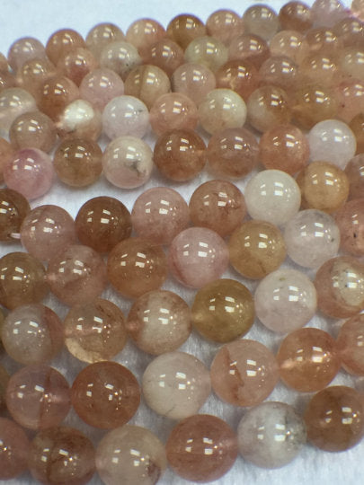 12mm Morganite Round Beads, AAAA Quality Beads , Perfect making-Wholesale price- 40 cm Length