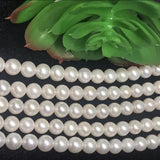 Freshwater Pearl 8M Round beads -100% Natural Color AAA Quality 40cm Length , white pearl beads