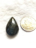 Natural Labradorite Cabochon, 29x19 mm AAA ,Code (280),Strong Flashy Labradorite Stone, Loose Stone, Labradorite Pear Cabochon