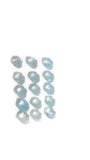 5mm Blue Topaz Loose Faceted Heart Shape , Good for Jewlery design, Pack of 10 Pc