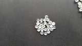 Moonstone 9M  Cabs, Blue Moonstone , Rainbow Moonstone top Quality Pack of 6Pc. blue fire moonstone, origin India