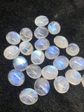 12X16MM Rainbow Moonstone Oval Cabs , Pack of 4Pcs. AAA quality cabochon. loose gemstone.