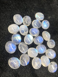 12X16MM Rainbow Moonstone Oval Cabs , Pack of 4Pcs. AAA quality cabochon. loose gemstone.