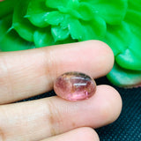 Tourmaline Cabochon , Size 10X15 MM , weight 9 carat .Pink Tourmaline gemstone loose cabs, code #T7 Pink Tourmaline cabs