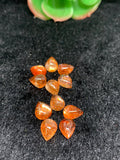 Sunstone Cabs 8X12 mm Sunstone Pear Cabs Natural gemstone cabochon- AAAA QUALITY ( Pack of 4 pc ) Sunstone Cabochon - Sunstone Loose Stones