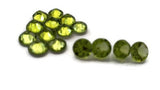 7mm Peridot Round Cut , Top Quality , Pack of 5 Pieces