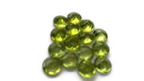 7mm Peridot Round Cut , Top Quality , Pack of 5 Pieces