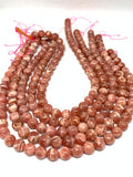 Rhodocrosite 10mm  Round Beads -Length 40mm - AAA Quality- Rhodochrosite Beads