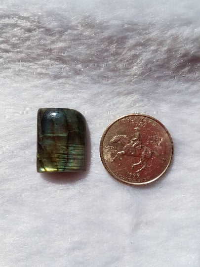 11X17MM Yellow Labradorite Smooth Cabochons , ,NATURAL Labradorite cabs .code 431-440