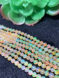 Ethiopian Opal Round 3M Beads,16 Inches Strand,Superb Quality,Natural Ethiopian Opal round beads , code #10 Precious gemstone, lots of fire