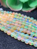 Ethiopian Opal Round 3M Beads,16 Inches Strand,Superb Quality,Natural Ethiopian Opal round beads , code #10 Precious gemstone, lots of fire