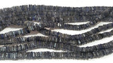 16 Inch Natural Iolite Slices 5MM size- Iolite Heishi beads