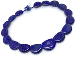 Lapis Necklace -CODE #16 -Lapis Square Shape Necklace- Lapis Fancy Necklace - Fancy Jewelry - Super Quality - Lapis Lazuli Necklace