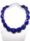 Lapis Necklace -CODE #16 -Lapis Square Shape Necklace- Lapis Fancy Necklace - Fancy Jewelry - Super Quality - Lapis Lazuli Necklace