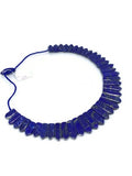 Lapis Necklace -CODE #21 -Lapis Square Shape Necklace- Lapis Fancy Necklace - Fancy Jewelry - Super Quality - Lapis Lazuli Necklace