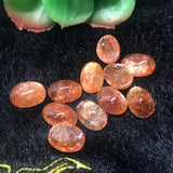 Sunstone 6X8M Smooth Oval Cabs , Natural gemstone cabochon. Good Quality cabs ( Pack of 6 pc )