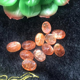 Sunstone 6X8M Smooth Oval Cabs , Natural gemstone cabochon. Good Quality cabs ( Pack of 6 pc )