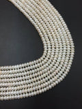 Pearl Roundel 5.5mm Beads, 15 Inch Strand cultured freshwater pearl . cultured pearl . Pearl Button shape