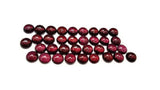 6MM Garnet Round Cabochon 10 Piece,, AAA Quality, Loose Gemstone . Loose cabs . Red Garnet