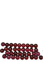 6MM Garnet Round Cabochon 10 Piece,, AAA Quality, Loose Gemstone . Loose cabs . Red Garnet