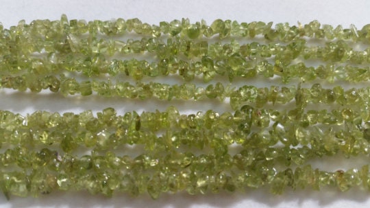 Peridot Chips shape , Length of Necklace 35