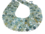 AAA Quality 12mm Aquamarine Smooth Round beads, Perfect Round Beads- Wholesale Price- Length 40 cm- Blue Aquamarine Beads