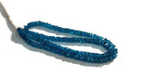 Neon Apatite 4MM Heishi Beads - Length 16" Dark color Apatite . Apatite beads