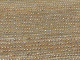 2MM Freshwater Cultured Near Round Pearl -Code 10 -Natural Freshwater pearl , AAA Grade 40 cm Strand