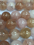 12mm Morganite Round Beads, AAAA Quality Beads , Perfect making-Wholesale price- 40 cm Length