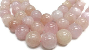 Morganite 20mm Top Quality Round beads, AAAA Quality , selective beaded necklace. 21 pcs in one strand