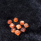 Sunstone Cabs 6mm- Sunstone Square Cabs , Natural gemstone cabochon. Good Quality cabs ( Pack of 6 pc