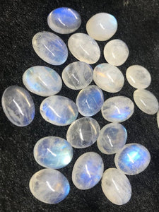 Moonstone 12X16MM Oval Cabs , Pack of 4Pcs. AAA quality cabochon. loose gemstone.